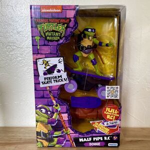 Teenage Mutant Ninja Turtles Mutant Mayhem “Donnie” Half Pipe RC Skateboard TMNT